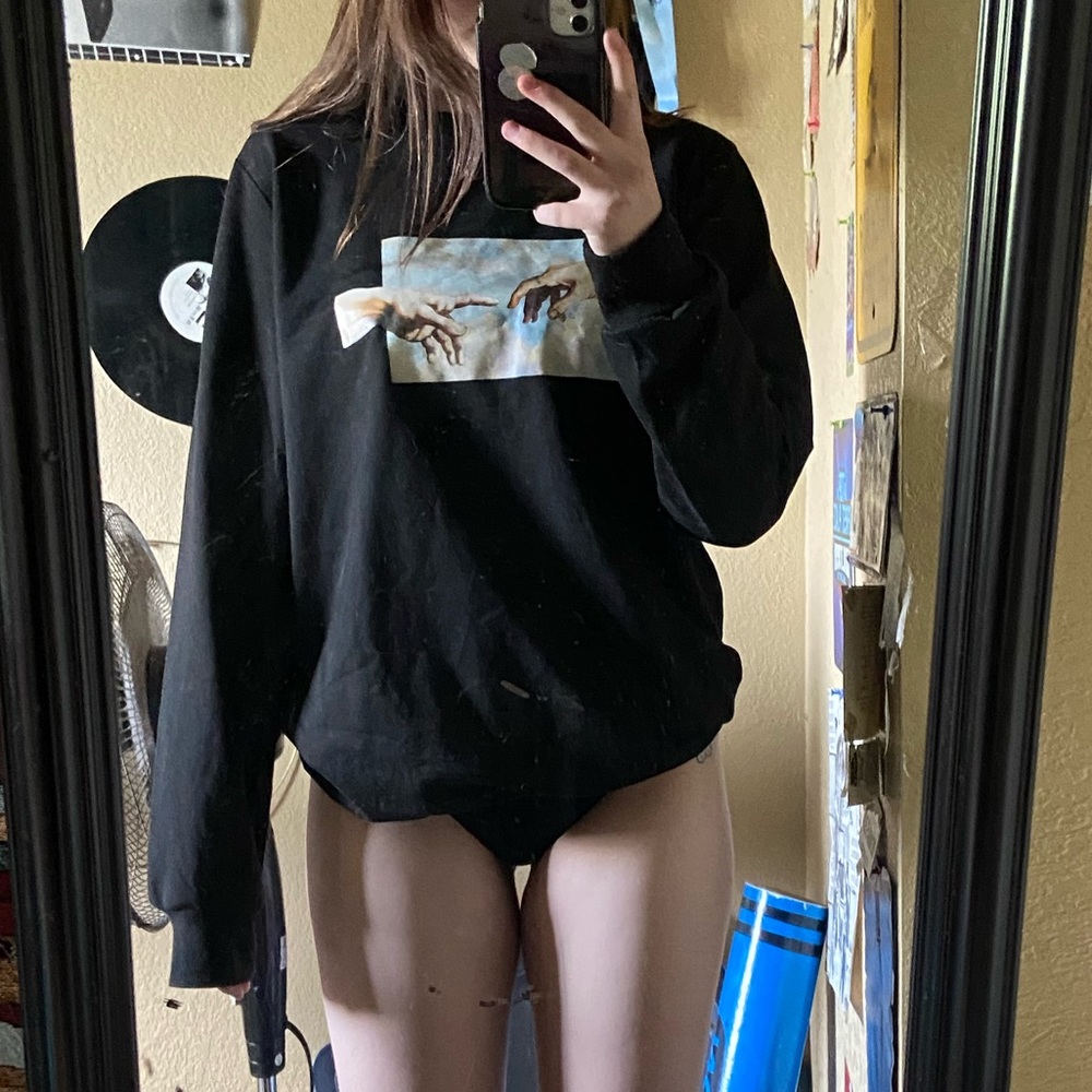 Cute angel hands sweater